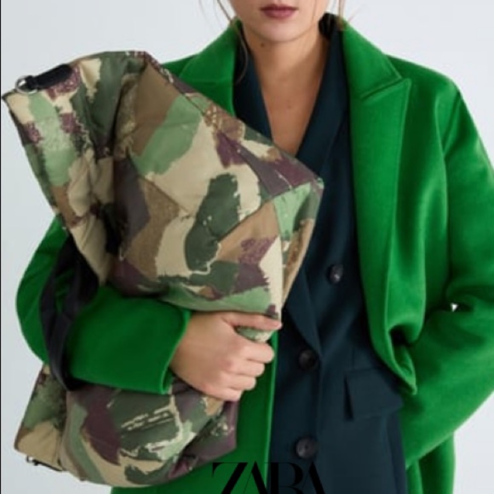 Zara camouflage padded shopper bag - Picture 4 of 5